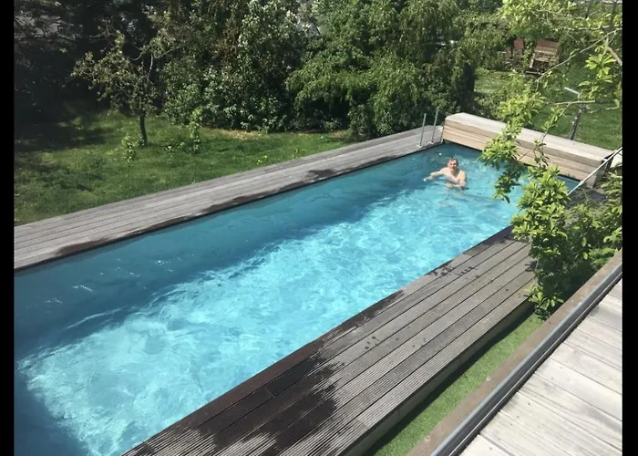 Doppelzimmer In Der Naturpark Rheinblick, Ruhig, Aussicht, Pool Apartmán